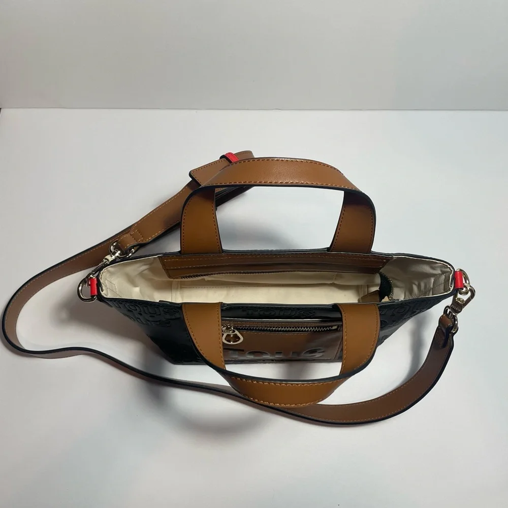 Tous Black and Tan Crossbody Bag - Picture 4 of 6